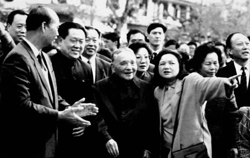 1992年邓小平南巡。(美联社)
