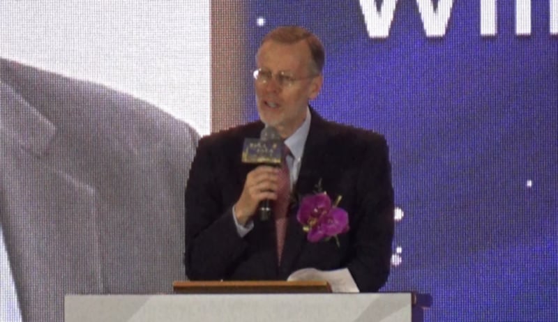 美国在台协会台北办事处处长郦英杰。(记者夏小华摄)